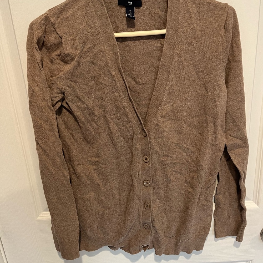 Gap Brown Cardigan Sweater